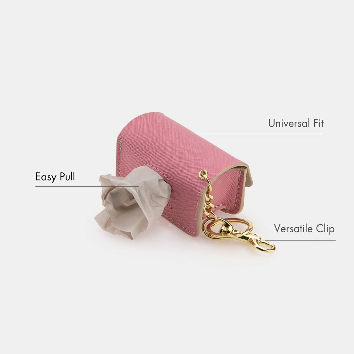 Pink Bag Holder