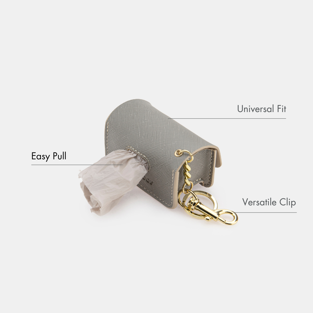 Gray Bag Holder