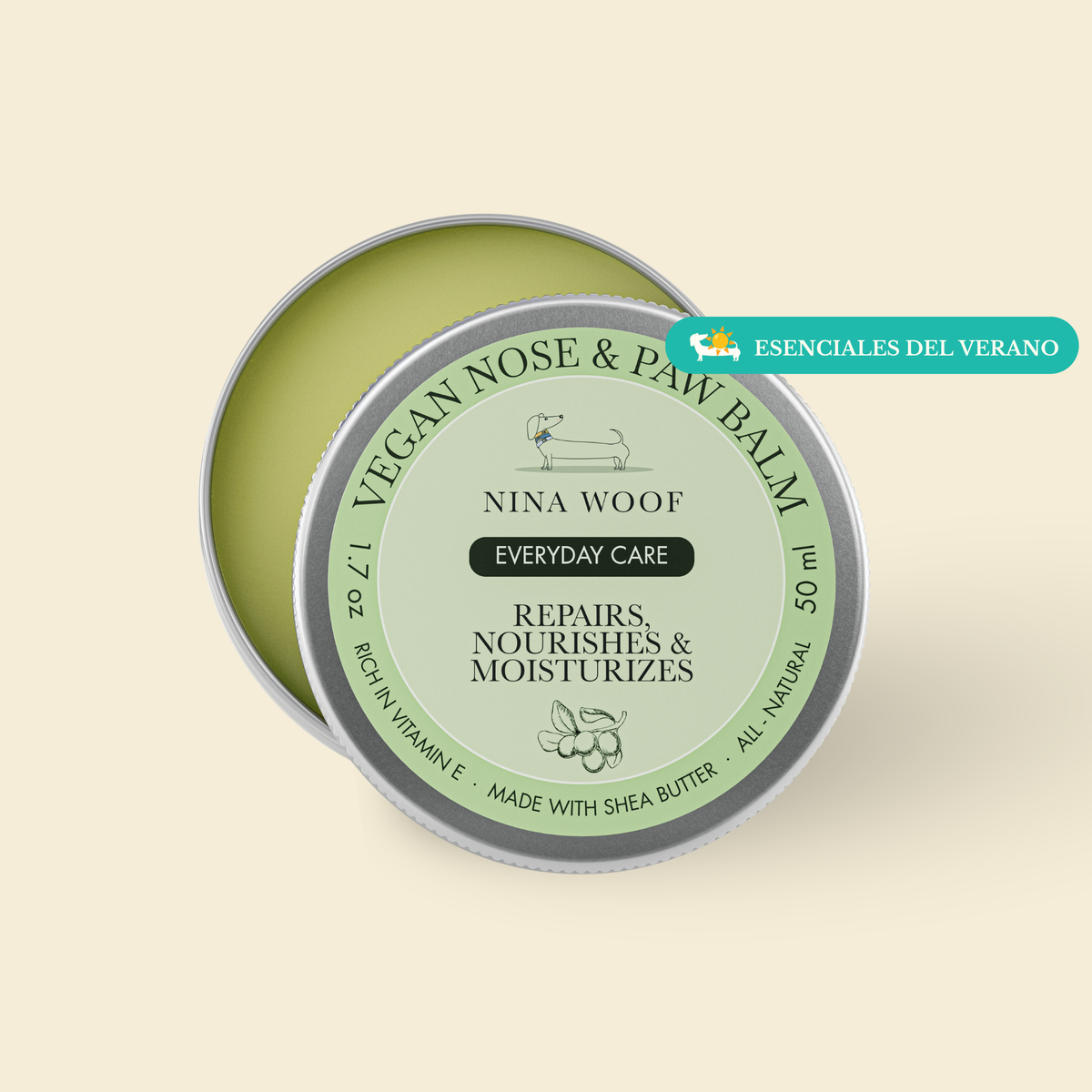 Vegan Dog Nose and Paw Balm